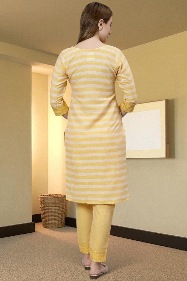 Casual Ethnic Straight Kurta Set - Everyday Comfortable