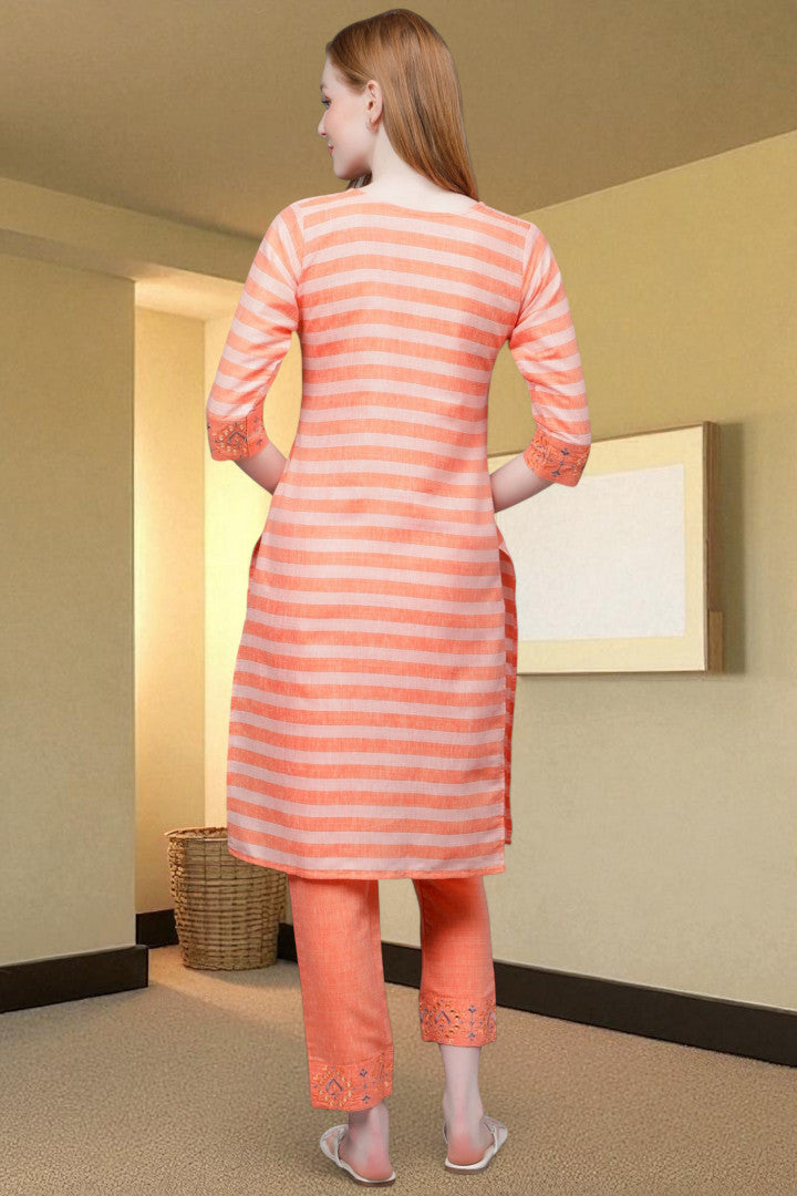 Casual Ethnic Straight Kurta Set - Everyday Comfortable