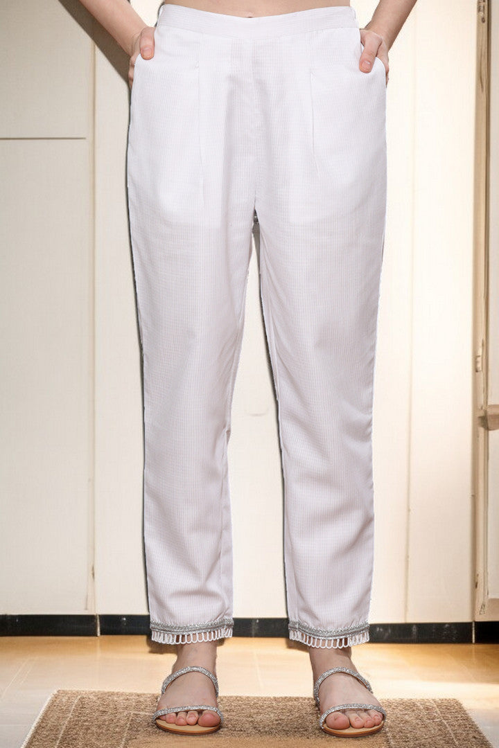 Embroidered Maternity Kaftan Pant – Designed for Pregnancy & Nursing