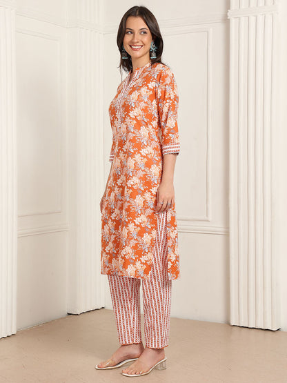 Casual Ethnic Straight Kurta Set With Dupatta (DS840)