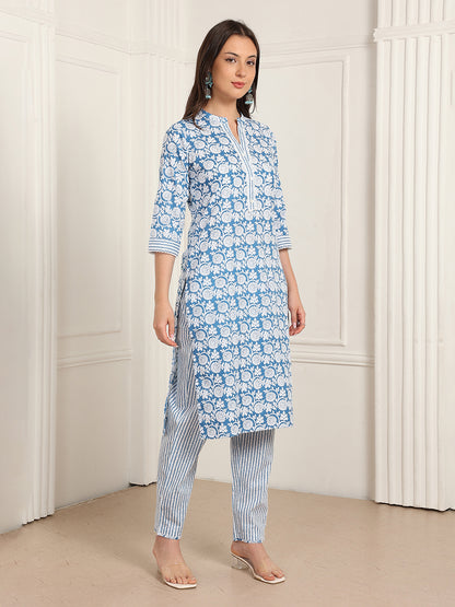 Casual Ethnic Straight Kurta Set With Dupatta (DS841)