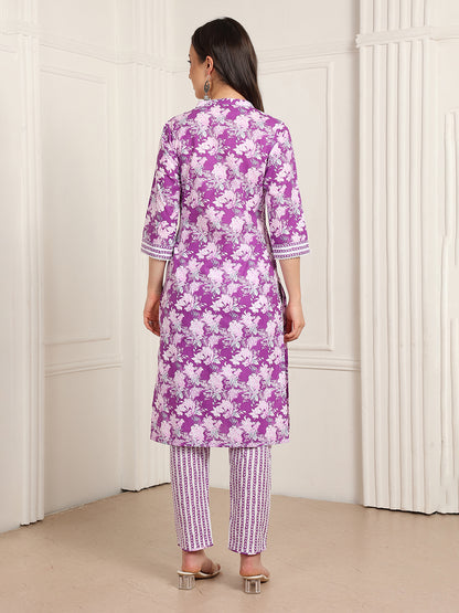 Casual Ethnic Straight Kurta Set With Dupatta (DS839)