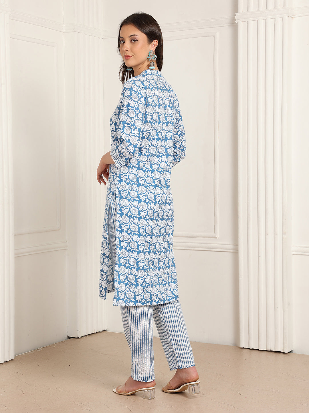 Casual Ethnic Straight Kurta Set With Dupatta (DS841)