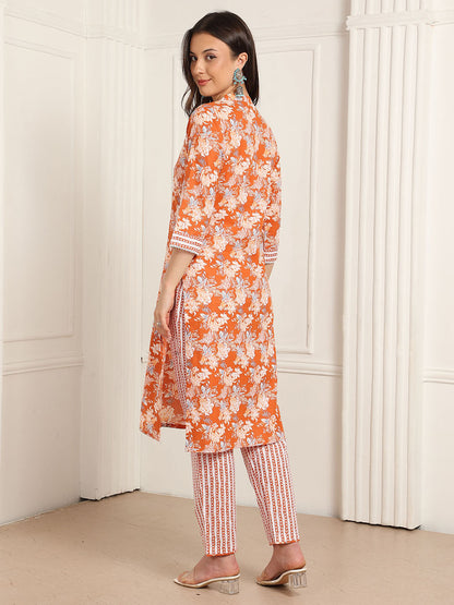 Casual Ethnic Straight Kurta Set With Dupatta (DS840)