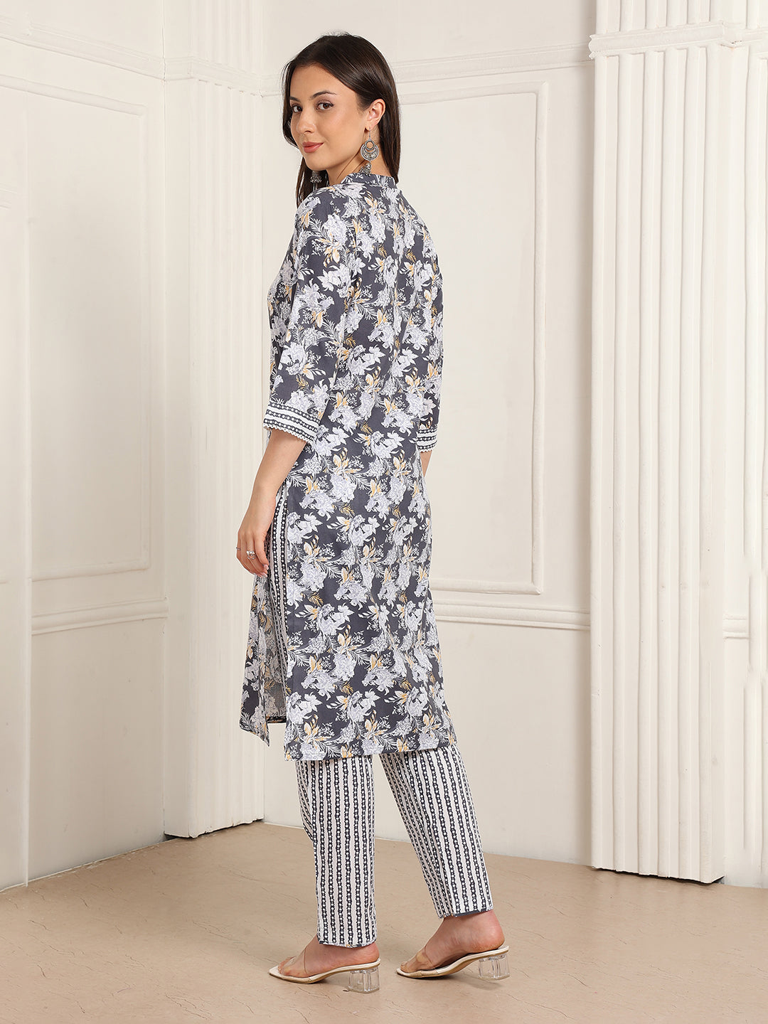 Casual Ethnic Straight Kurta Set With Dupatta (DS838)