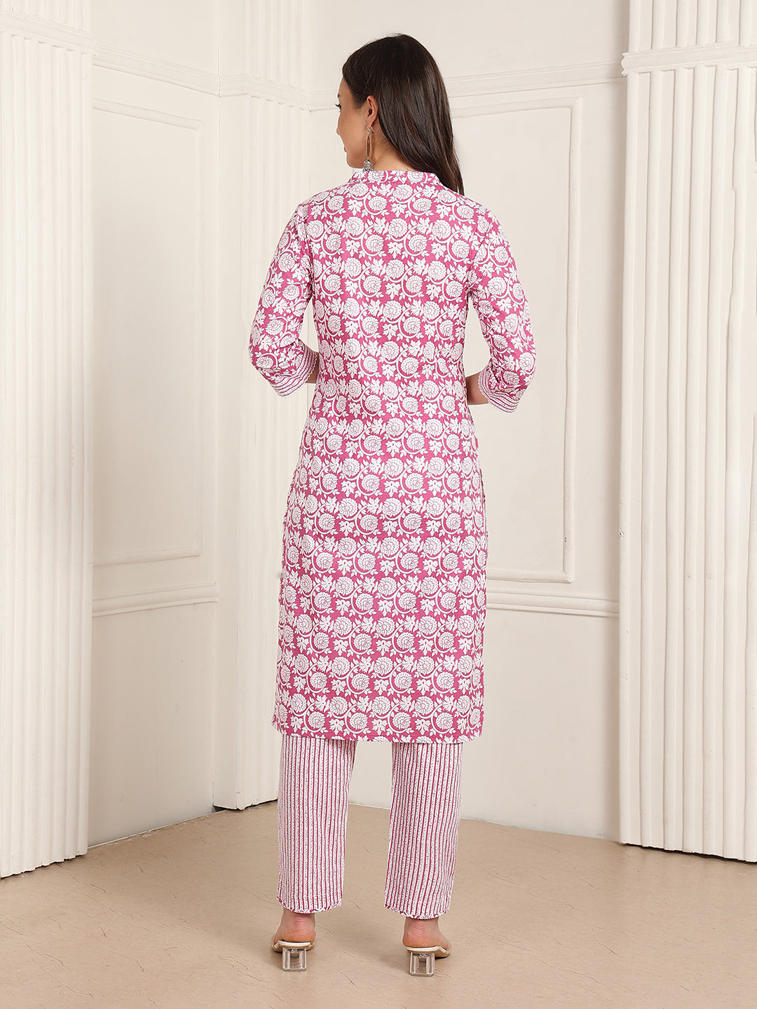 Casual Ethnic Straight Kurta Set With Dupatta (DS842)