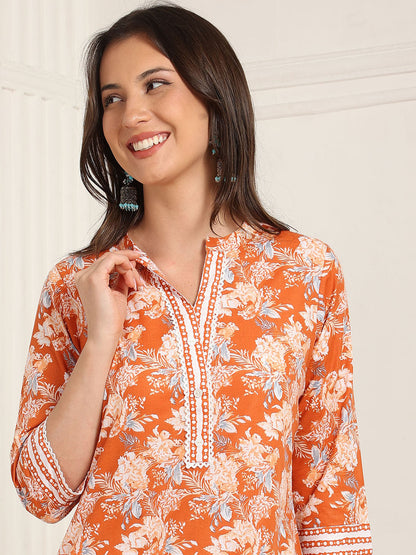 Casual Ethnic Straight Kurta Set With Dupatta (DS840)