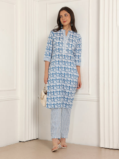 Casual Ethnic Straight Kurta Set With Dupatta (DS841)