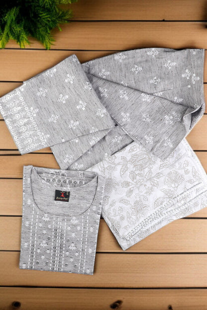 Casual Ethnic Straight Kurta Set With Dupatta