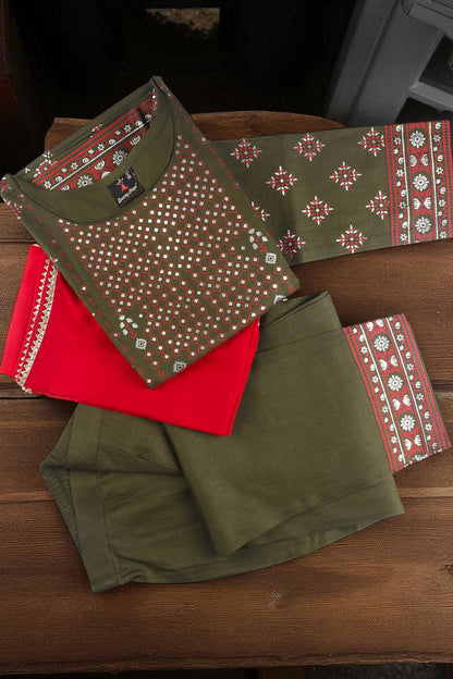 Casual Ethnic Straight Kurta Set With Dupatta