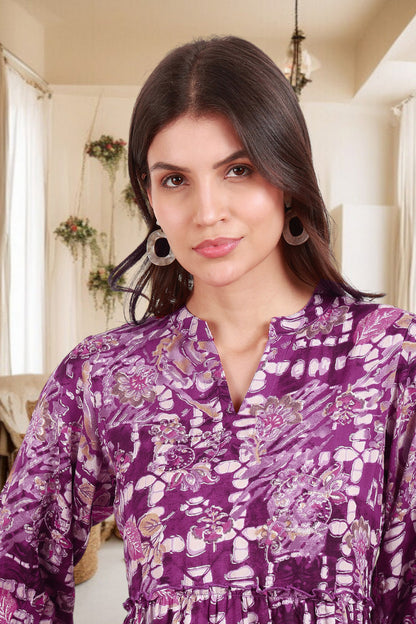 Elegant Printed Midi Dress For Every Occasion