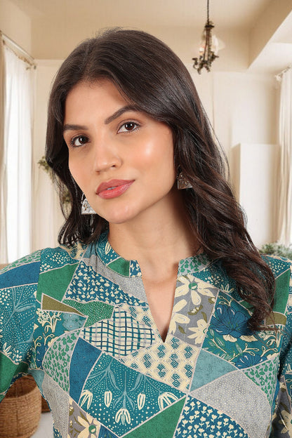 Elegant Printed Midi Dress For Every Occasion