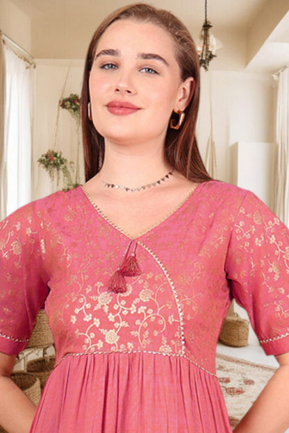 Ethereal Elegance- Stylish Casual & Party Wear Midi Dress