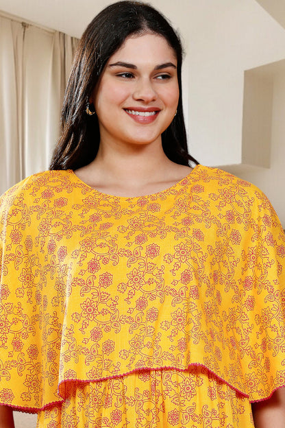 Maternity Poncho Gown for Easy Wear & All-Day Comfort