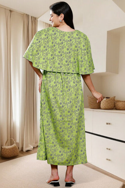 Maternity Poncho Gown for Easy Wear & All-Day Comfort