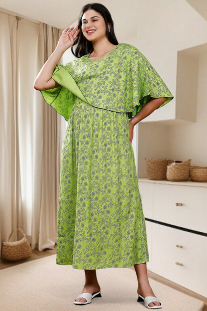 Maternity Poncho Gown for Easy Wear & All-Day Comfort