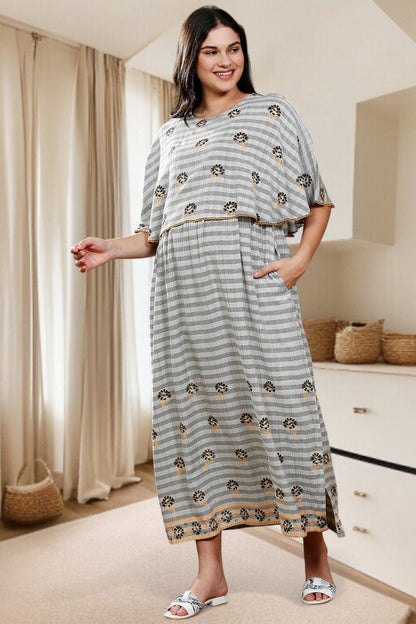 Maternity Poncho Gown for Easy Wear & All-Day Comfort