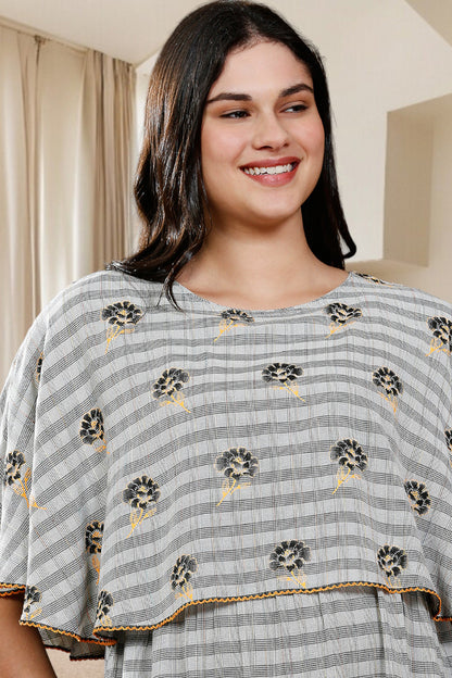 Maternity Poncho Gown for Easy Wear & All-Day Comfort