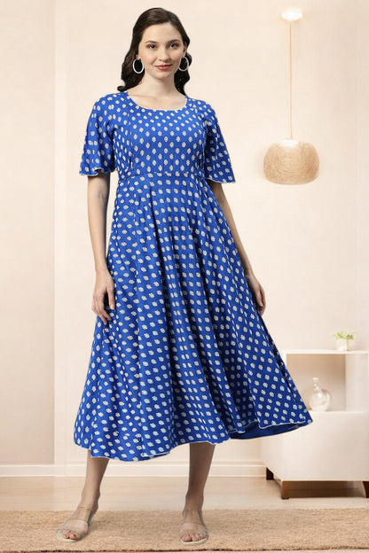 Rayon Printed Maternity Kurta – Designed for Pregnancy & Nursing