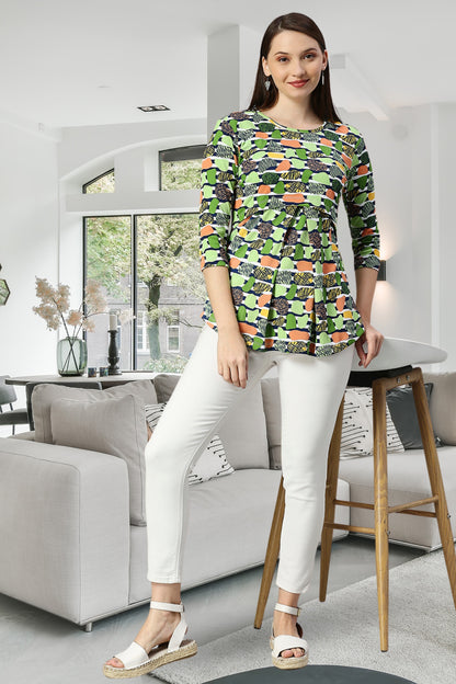 Zipless Maternity & Feeding Tunic Top (DST-149)