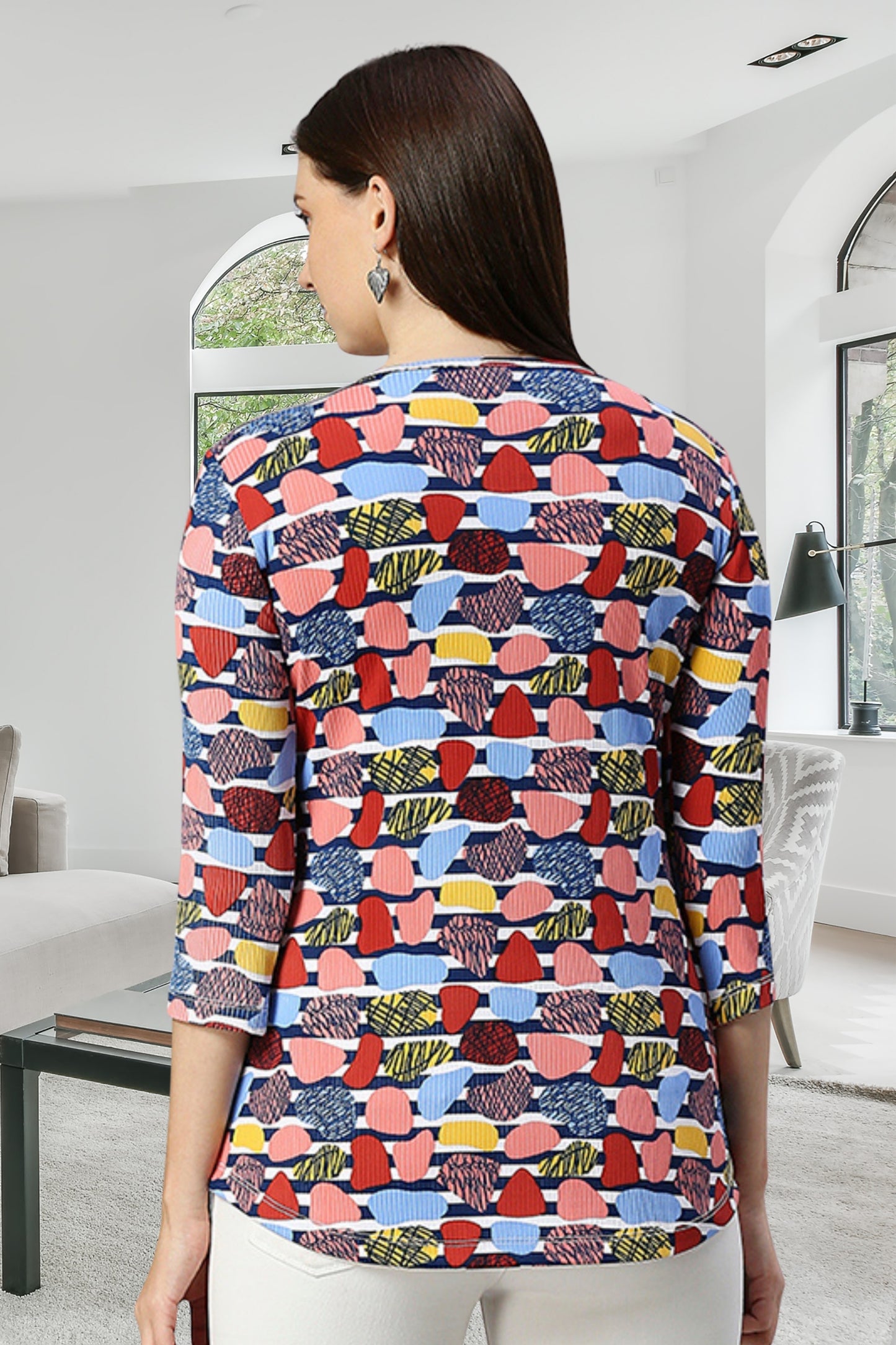 Zipless Maternity & Feeding Tunic Top (DST-151)