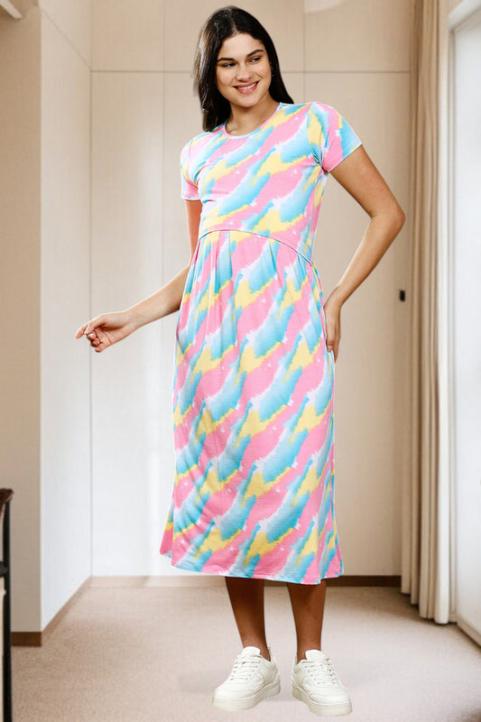 Zipless Maternity Dress – Perfect for Daily & Casual Wear