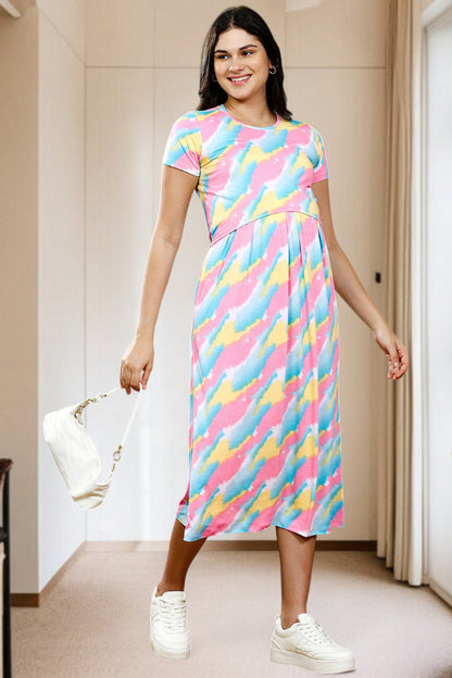 Zipless Maternity Dress – Perfect for Daily & Casual Wear