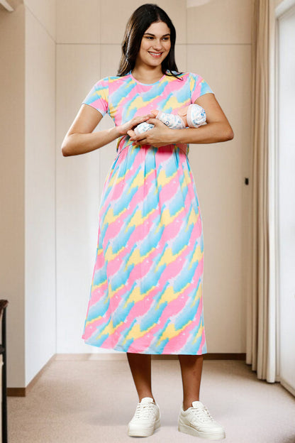 Zipless Maternity Dress – Perfect for Daily & Casual Wear