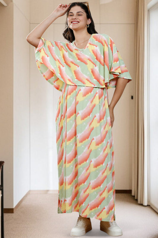 Zipless Maternity Poncho Gown for Easy Wear & All-Day Comfort
