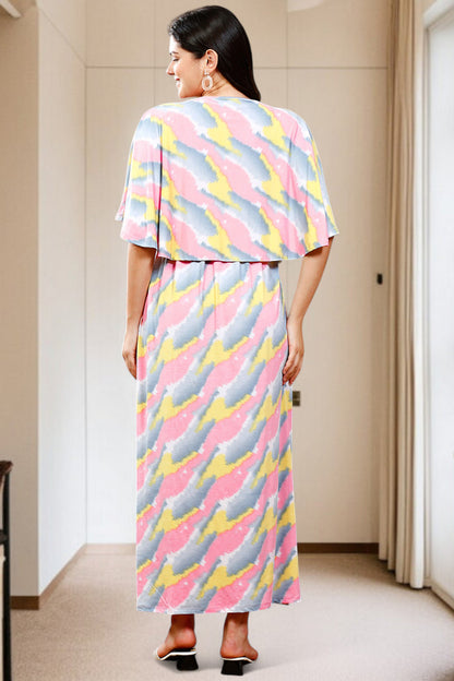 Zipless Maternity Poncho Gown for Easy Wear & All-Day Comfort