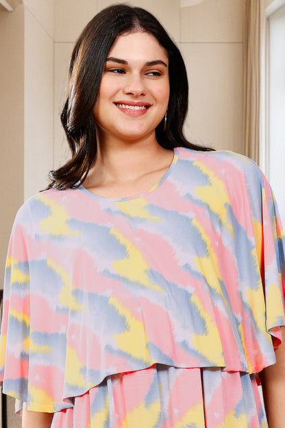 Zipless Maternity Poncho Gown for Easy Wear & All-Day Comfort