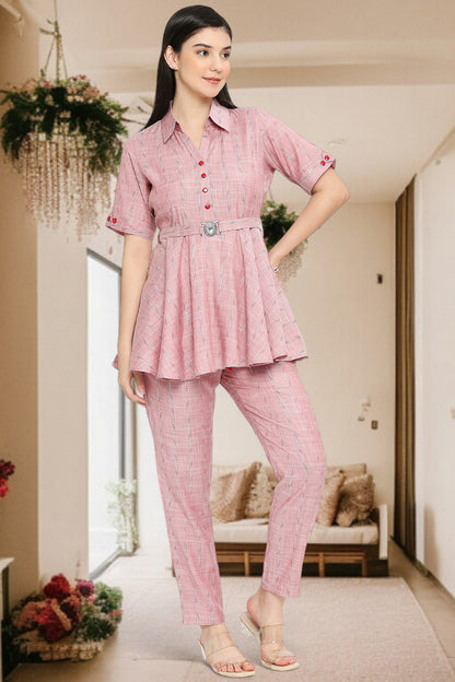 Trendy Cotton Co-ord Set – Stylish Two-Piece Outfit