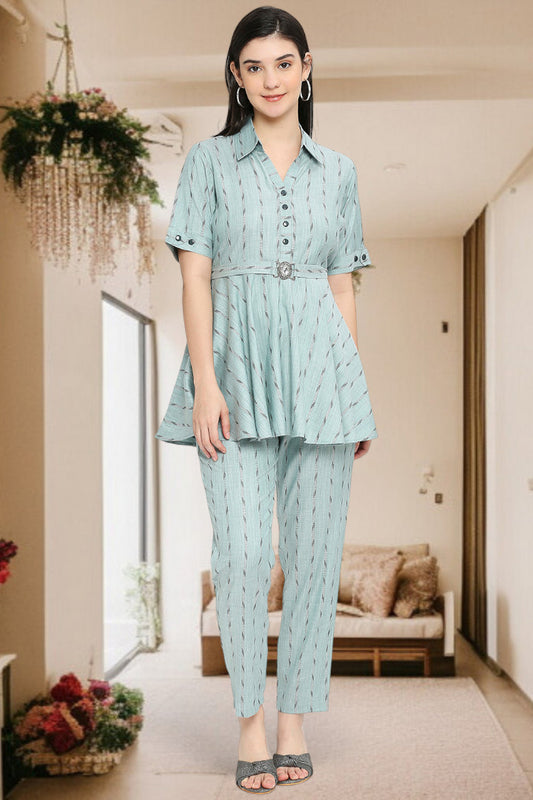 Trendy Cotton Co-ord Set – Stylish Two-Piece Outfit