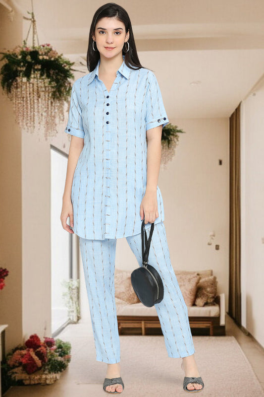 Trendy Cotton Co-ord Set – Stylish Two-Piece Outfit