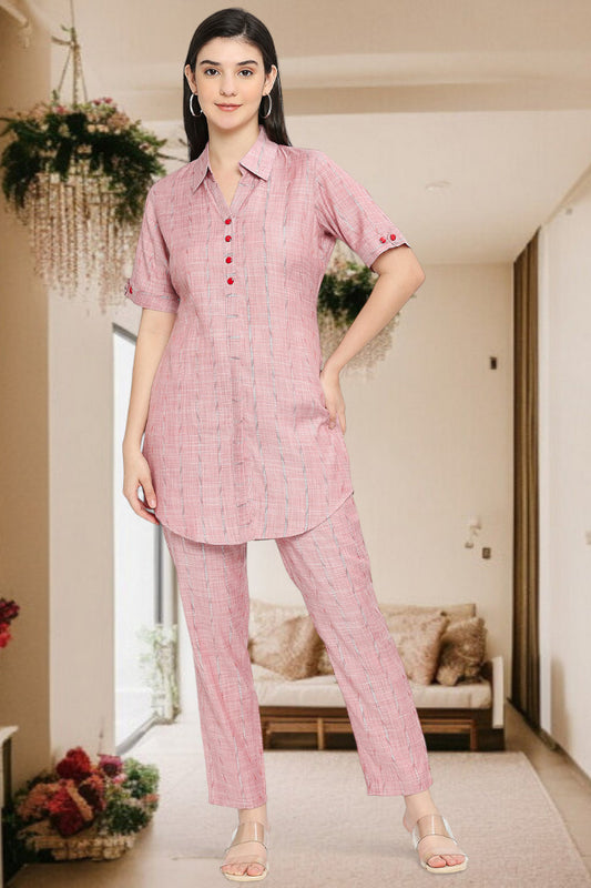 Trendy Cotton Co-ord Set – Stylish Two-Piece Outfit