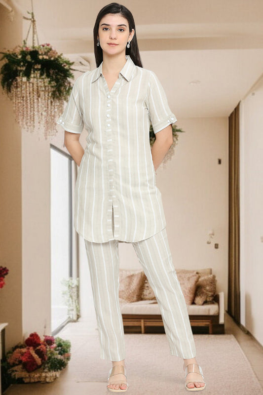 Trendy Cotton Co-ord Set – Stylish Two-Piece Outfit