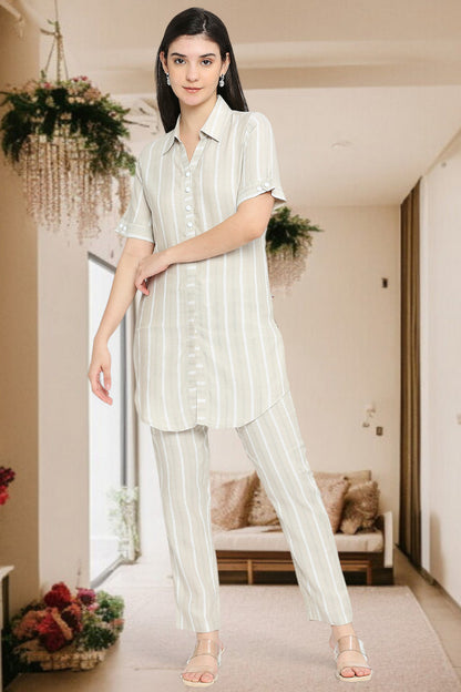 Trendy Cotton Co-ord Set – Stylish Two-Piece Outfit