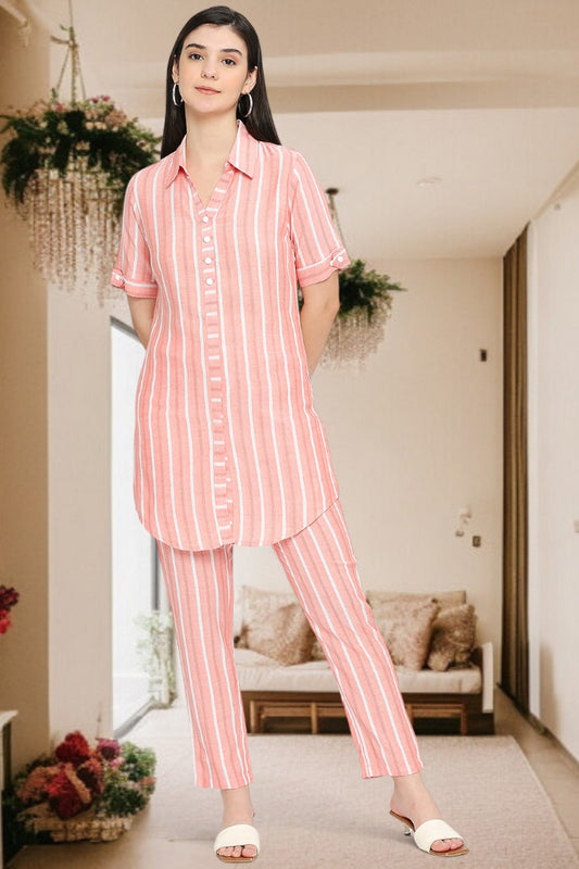 Trendy Cotton Co-ord Set – Stylish Two-Piece Outfit