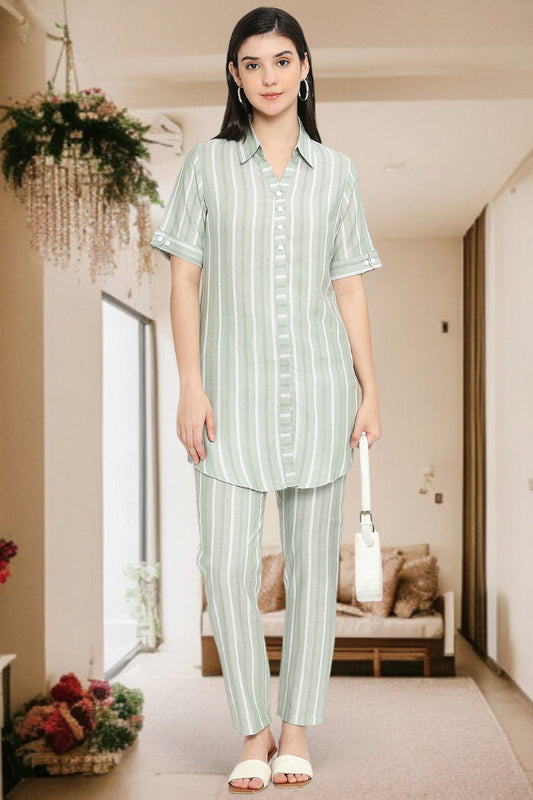 Trendy Cotton Co-ord Set – Stylish Two-Piece Outfit