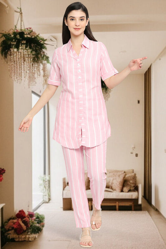 Trendy Cotton Co-ord Set – Stylish Two-Piece Outfit