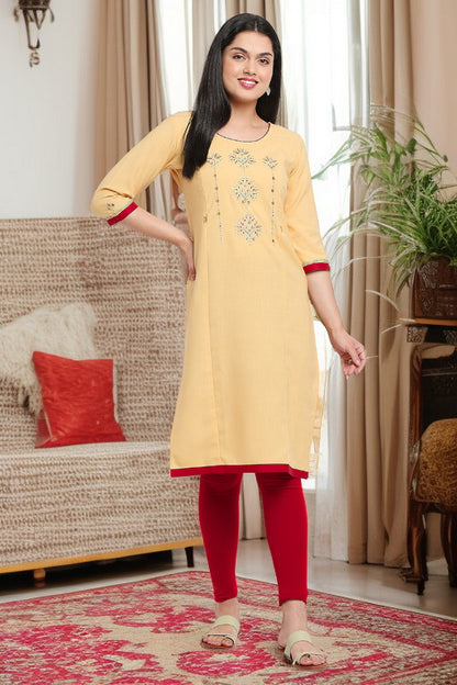 PolyCotton Maternity Kurta For Pregnancy & Nursing