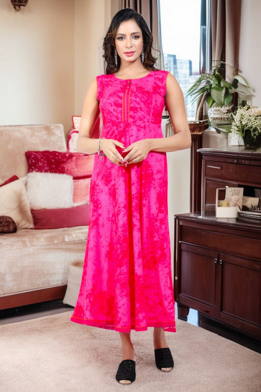 PolyCotton Maternity Kurta - Designed For Pregnancy & Feeding