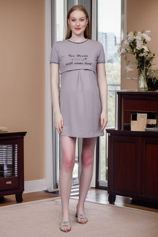 Zipless Maternity Dress – Perfect for Daily & Casual Wear