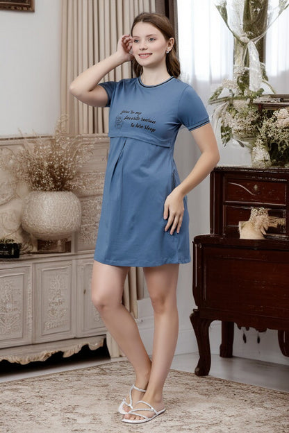 Zipless Maternity Dress – Perfect for Daily & Casual Wear (TSH-015)