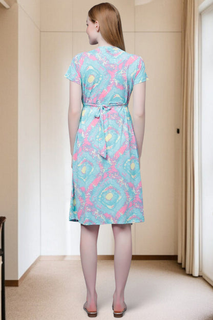 Stylish Pregnancy Dress – Soft Fabric, No Zipper