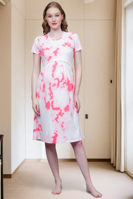 Stylish Pregnancy Dress – Soft Fabric, No Zipper