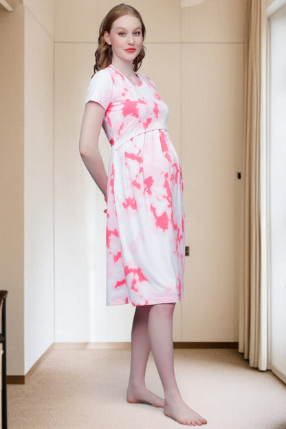 Stylish Pregnancy Dress – Soft Fabric, No Zipper