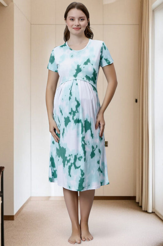 Stylish Pregnancy Dress – Soft Fabric, No Zipper