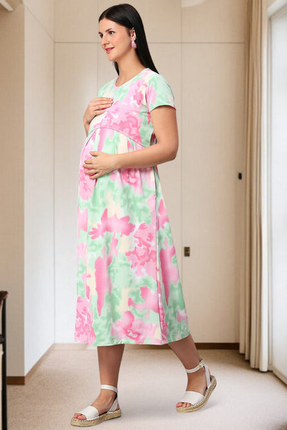 Zipless Maternity Dress – Perfect for Daily & Casual Wear