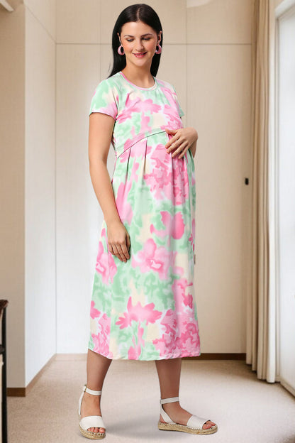 Zipless Maternity Dress – Perfect for Daily & Casual Wear